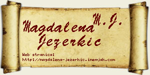 Magdalena Jezerkić vizit kartica